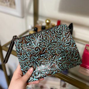 Western/ Vintage Patricia Nash Leather Clutch